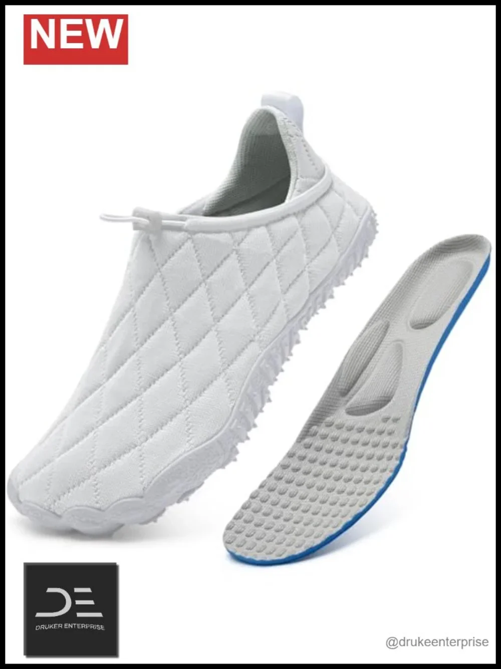 Barefoot Water Shoes Mesh Slip-On Anti Slip Zero Drop Walking Hiking